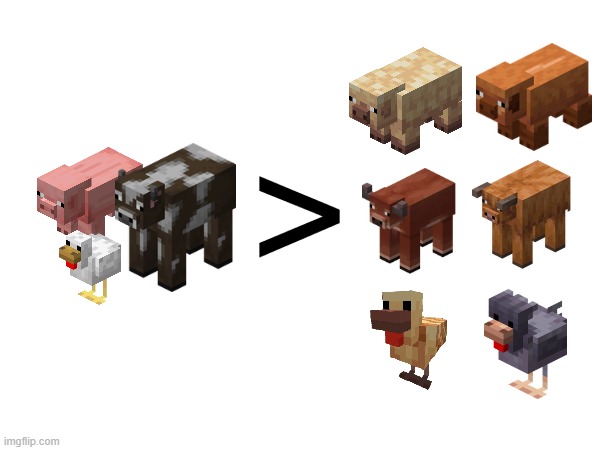 temperate mobs solo | made w/ Imgflip meme maker