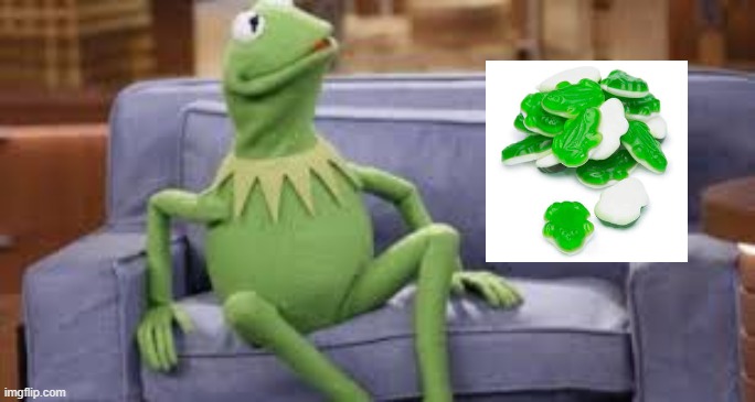 congrats Fishium! you won todays mystery box! the answer was gummy frogs | made w/ Imgflip meme maker