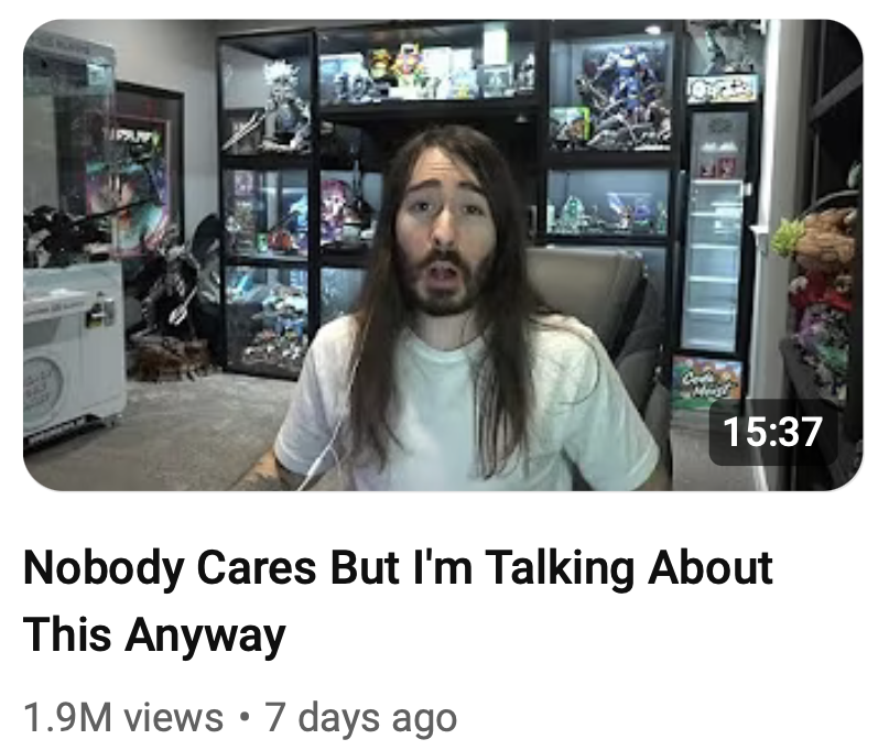 Nobody cares but I'm talking about this anyway Blank Meme Template