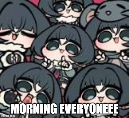 fish | MORNING EVERYONEEE | image tagged in uno draw 25 cards | made w/ Imgflip meme maker