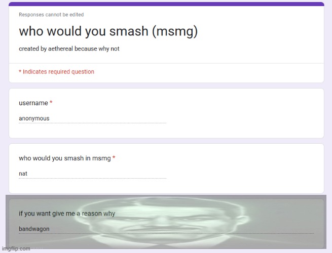 made w/ Imgflip meme maker