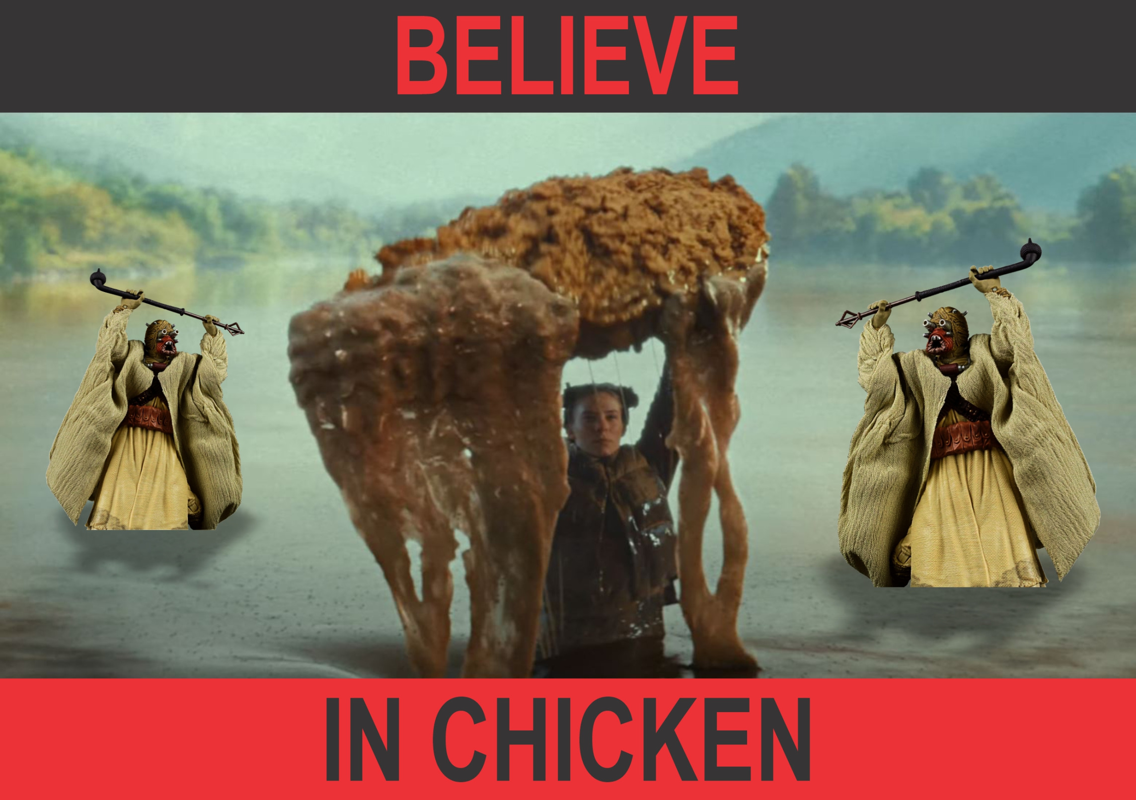 KFC believe Blank Meme Template