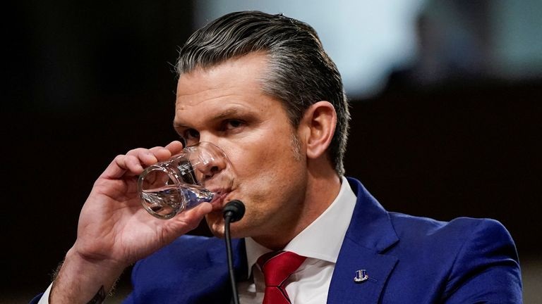 Hegseth Drinking Blank Meme Template