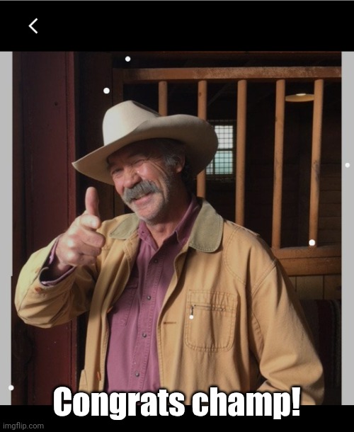 GOOD ON YOU | Congrats champ! | image tagged in good on you | made w/ Imgflip meme maker