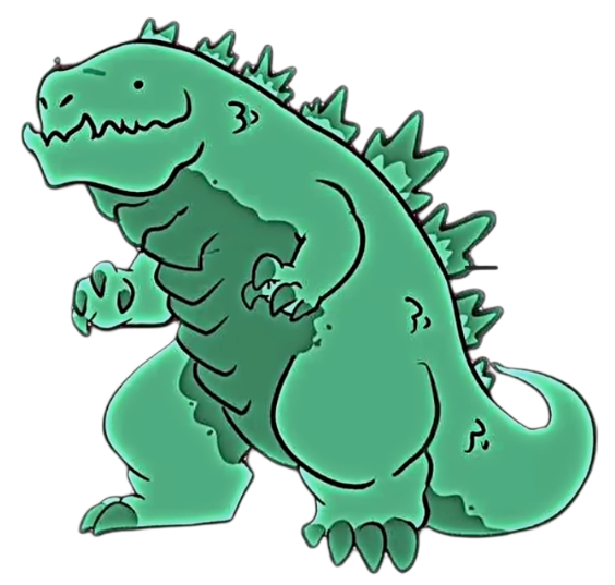 Godzilla Guy Blank Meme Template