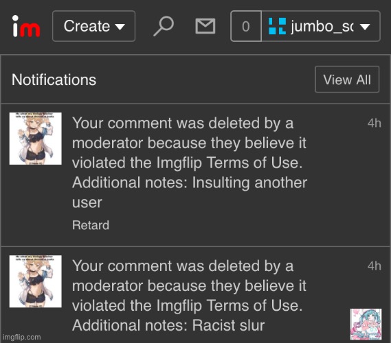 In a different stream too (4 hours) | made w/ Imgflip meme maker