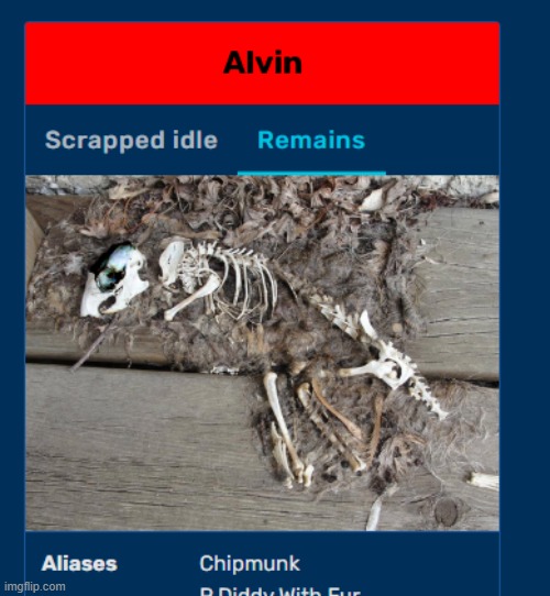 NOOOOO ALVIN | made w/ Imgflip meme maker