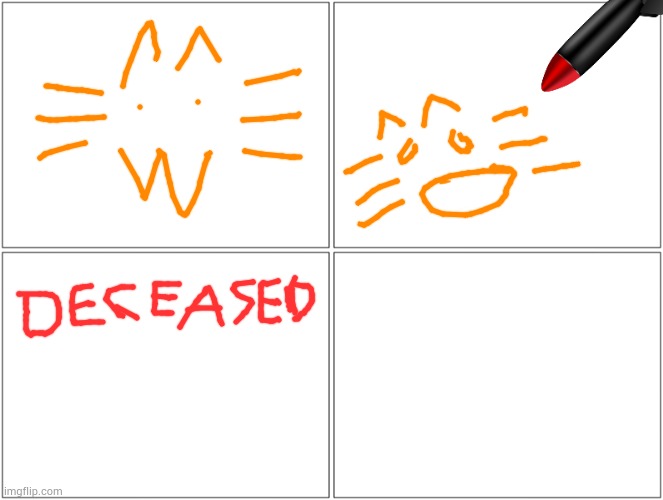 bad ending | image tagged in memes,blank comic panel 2x2 | made w/ Imgflip meme maker
