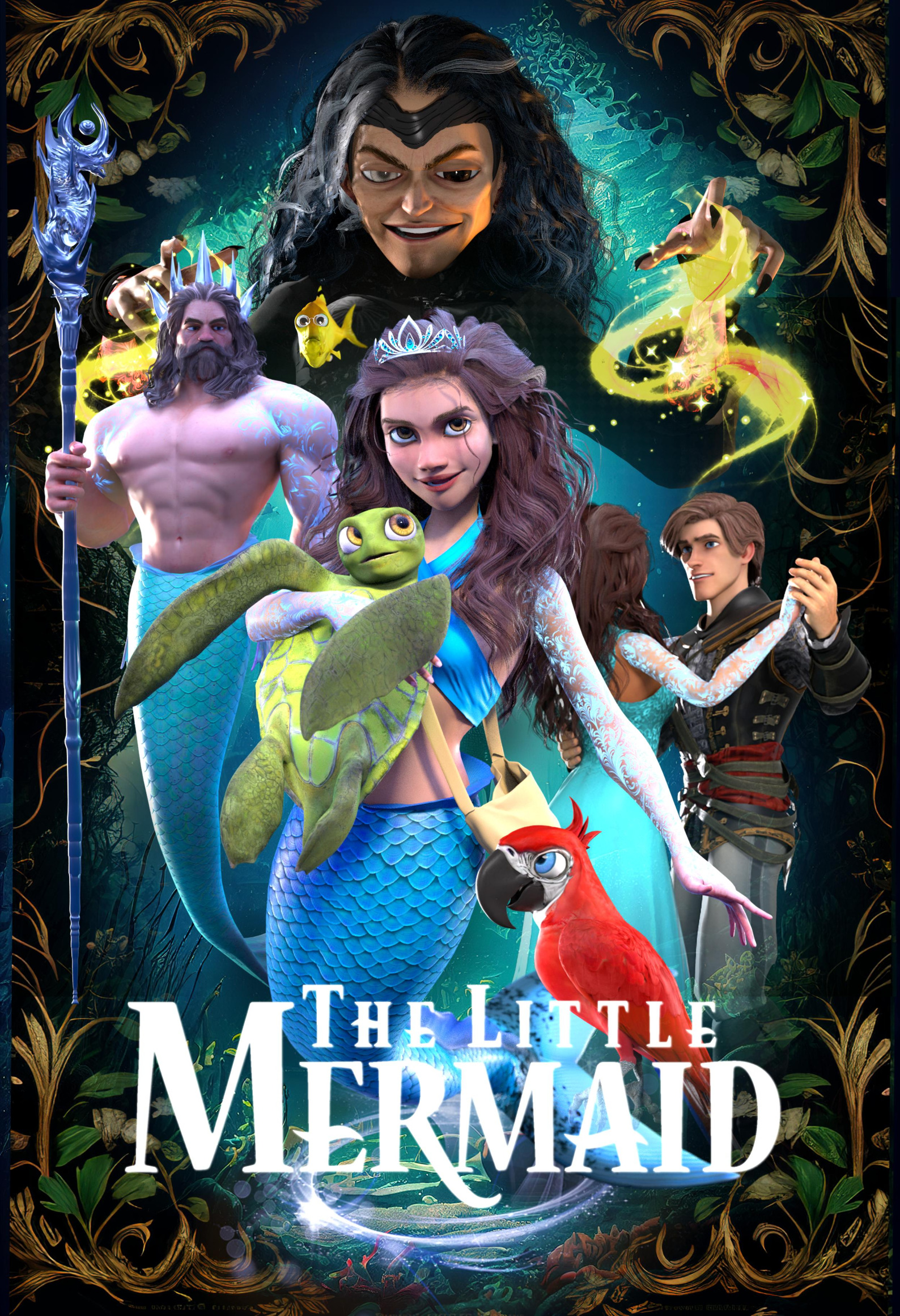 the little mermaid 2023 Blank Meme Template