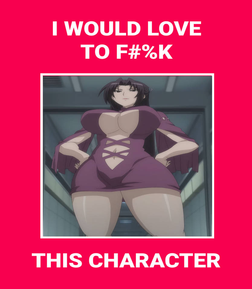 i would love to f this character Blank Meme Template