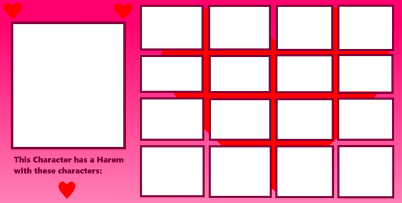 harem blank meme Blank Meme Template