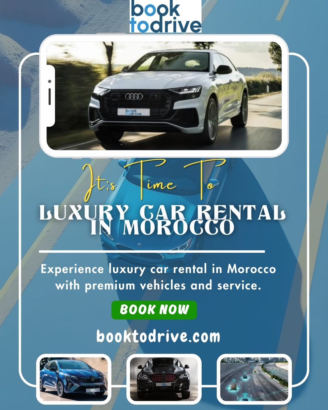 Luxury Car Rental In Morocco Blank Meme Template