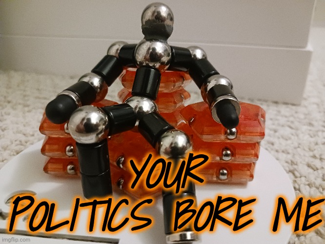 Pen | YOUR POLITICS BORE ME | made w/ Imgflip meme maker