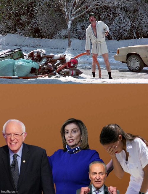 image tagged in cousin eddie,top democrats | made w/ Imgflip meme maker