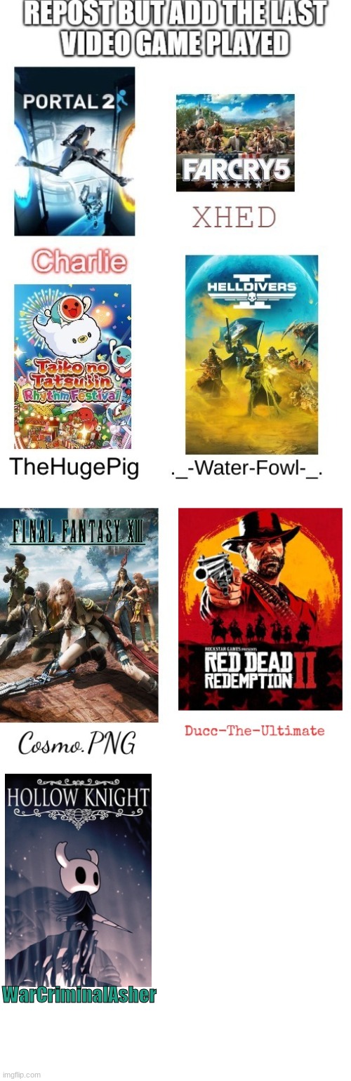 :D | WarCriminalAsher | image tagged in blank white template | made w/ Imgflip meme maker