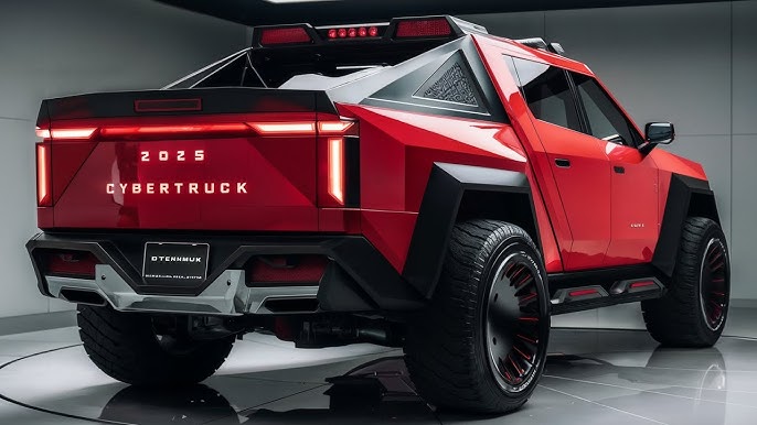 2025 Tesla Cybertruck Blank Meme Template