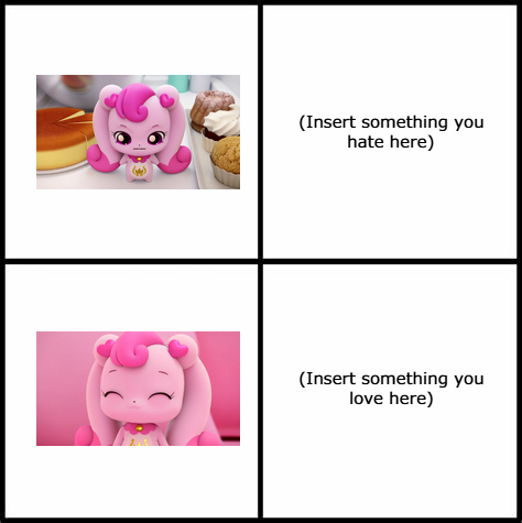 Heartsping reaction Blank Meme Template