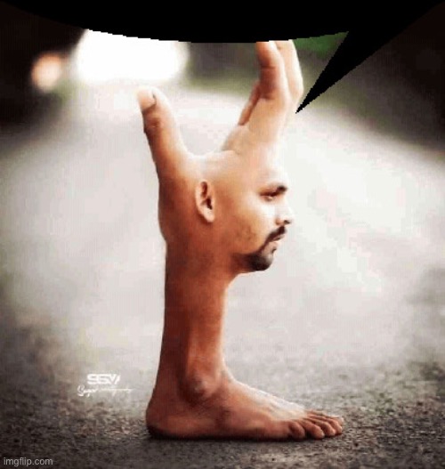 headfoothandthing Frankenstein lookin freak | image tagged in headfoothandthing frankenstein lookin freak | made w/ Imgflip meme maker