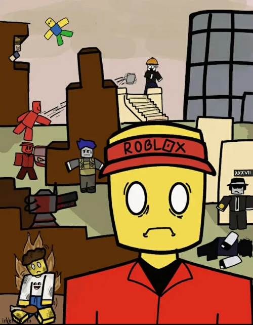image tagged in roblox forsaken elliot thousand yard stare | made w/ Imgflip meme maker