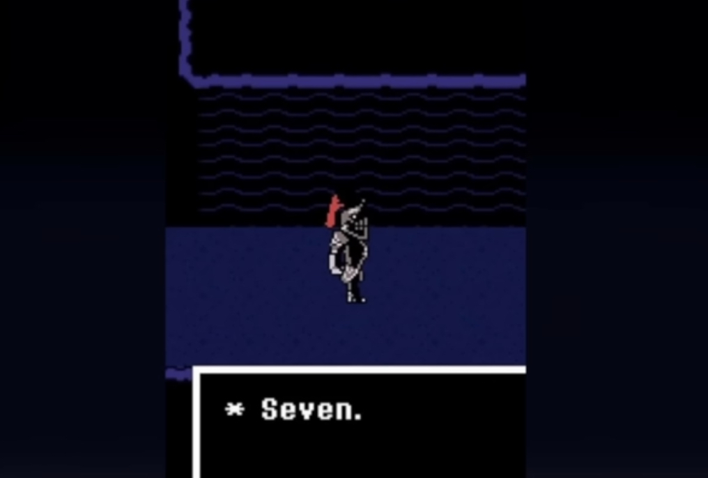 High Quality Undyne “Seven” Blank Meme Template