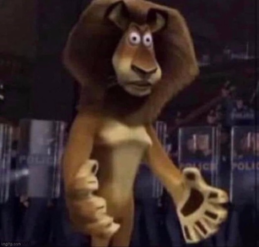 alex lion | image tagged in alex lion | made w/ Imgflip meme maker
