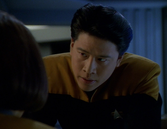 Ensign Harry Kim Closeup Blank Meme Template