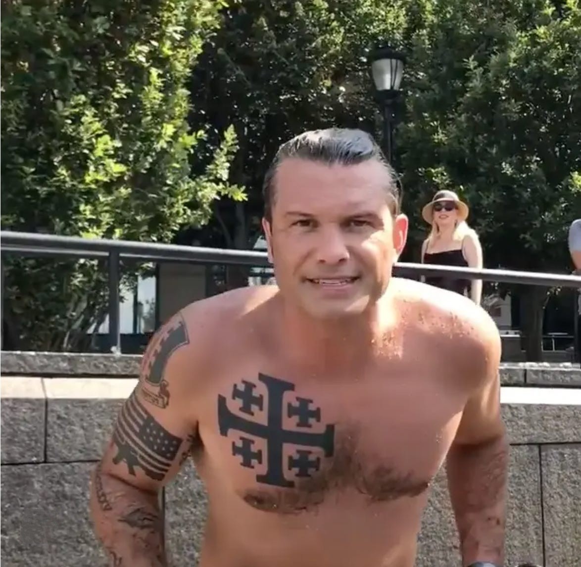 Hegseth shit Blank Meme Template