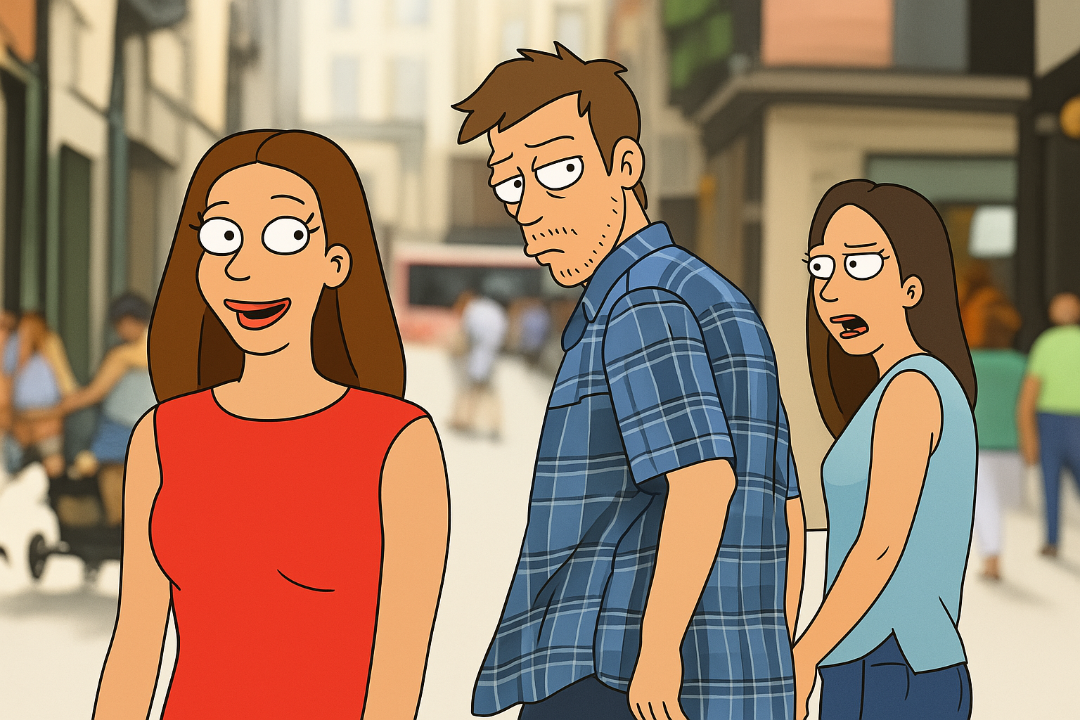 Futurama look Blank Meme Template