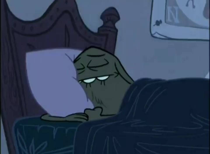 Waffle Sleeping Blank Meme Template