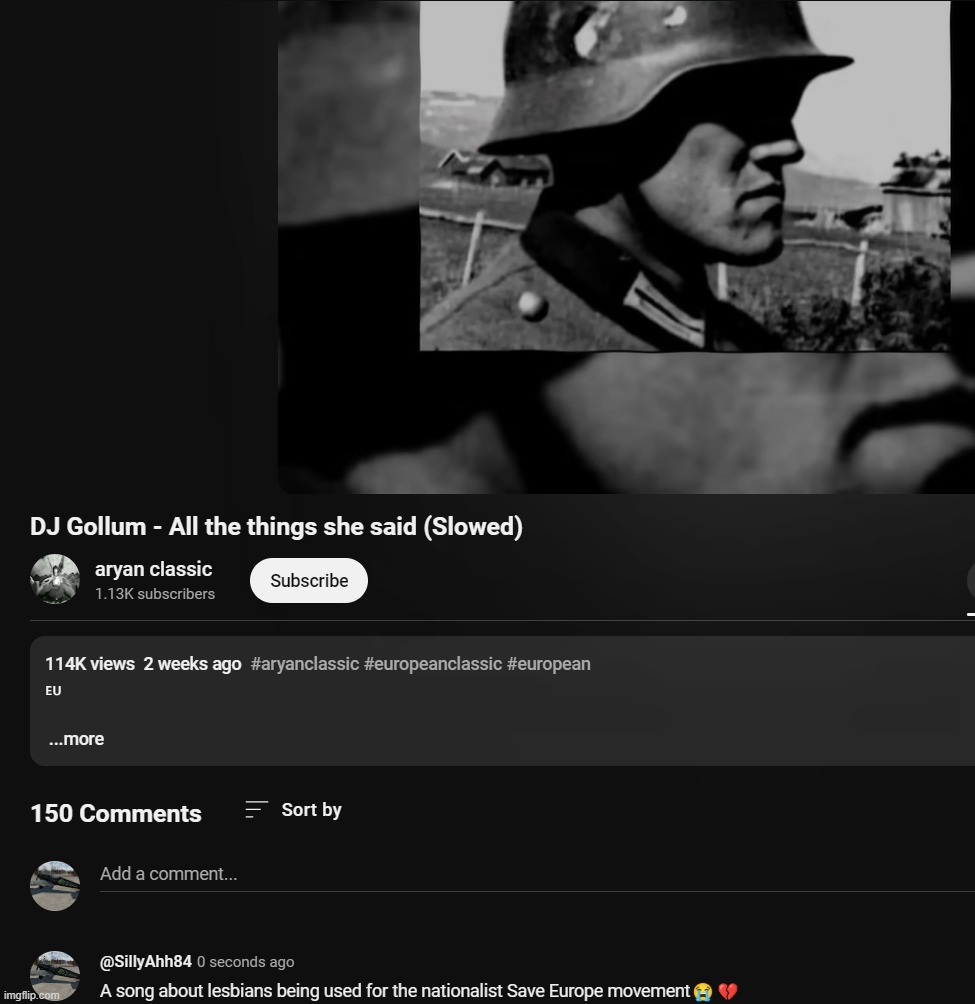 A song about lesbians being used for nationalism, Islamophobia and xenophobia </3 | made w/ Imgflip meme maker