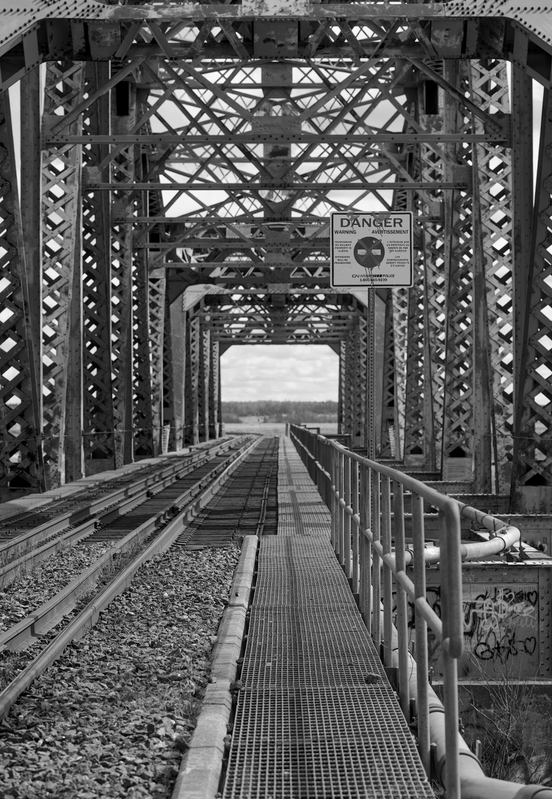 The Rail Bridge Over the Tantramar Blank Meme Template