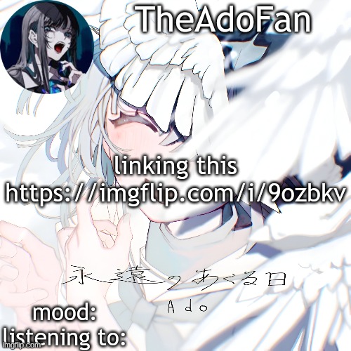 balls | linking this
https://imgflip.com/i/9ozbkv | image tagged in ado temp | made w/ Imgflip meme maker