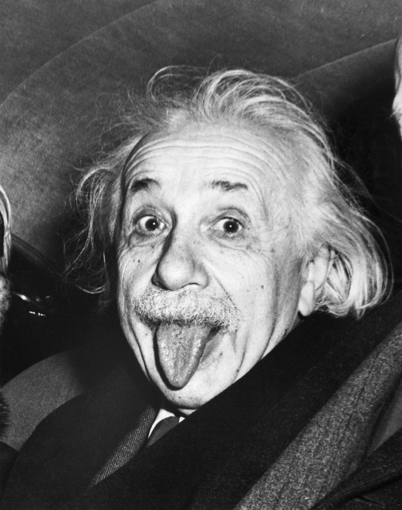 Einstein tounge Blank Meme Template