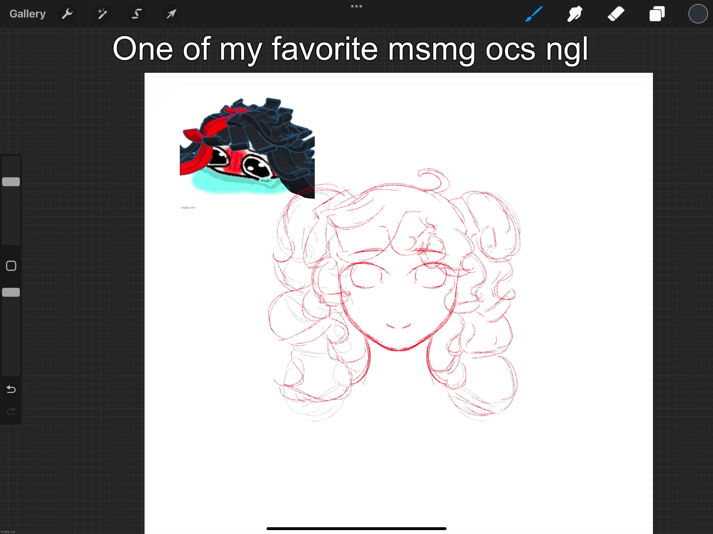 One of my favorite msmg ocs ngl | made w/ Imgflip meme maker