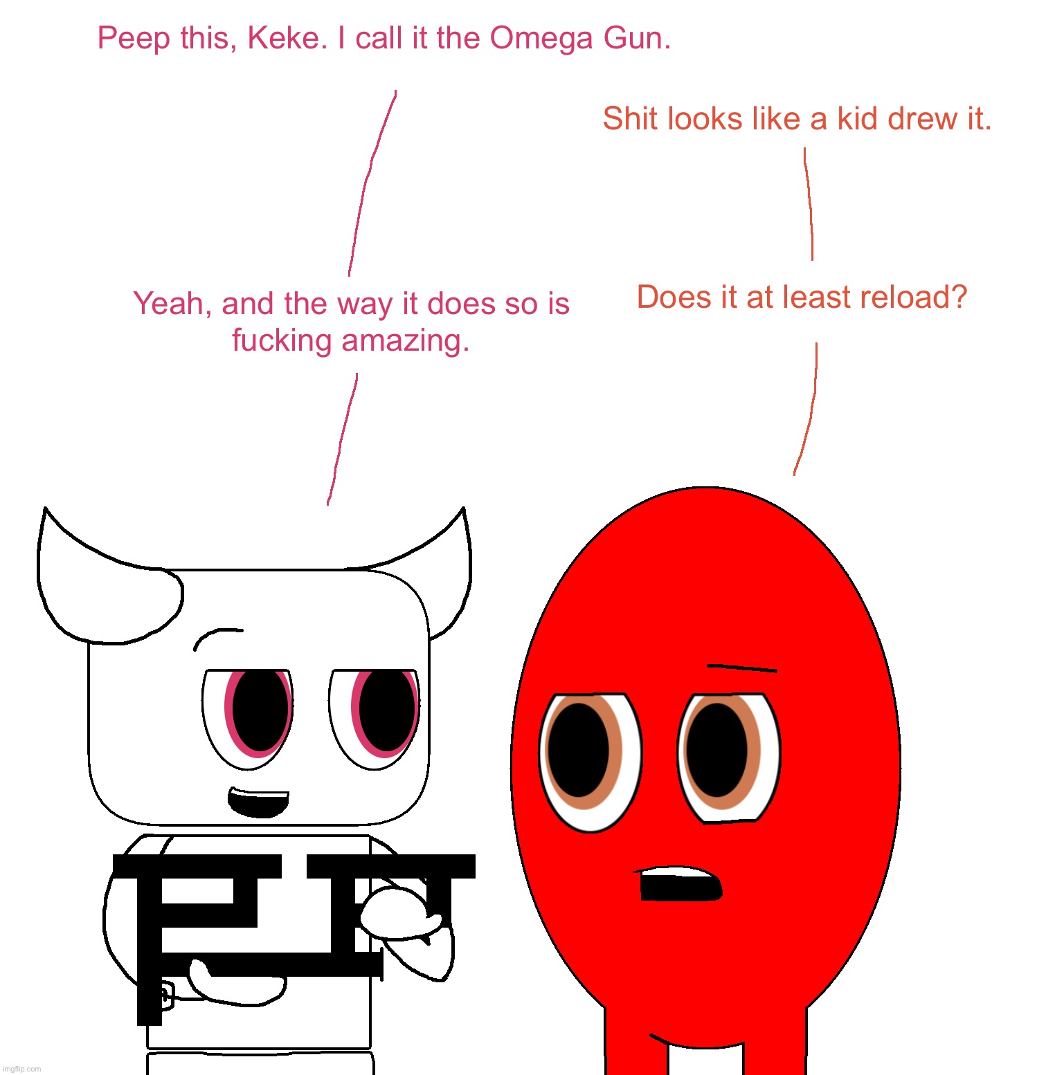 If you believe hard enough, any lambda diagram can be a gun. | made w/ Imgflip meme maker