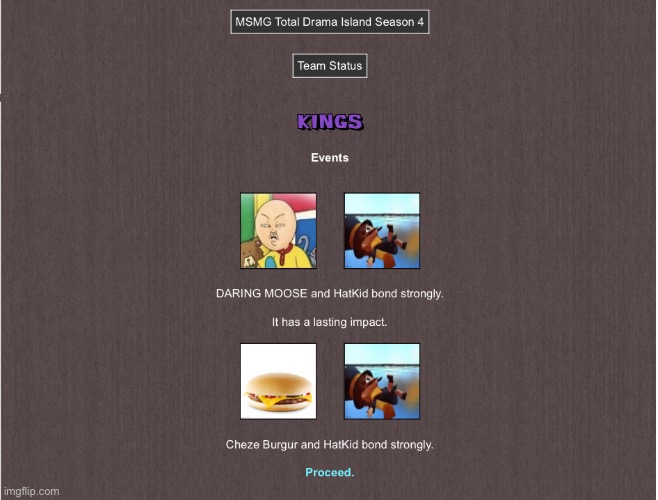 Events for the Kings. | made w/ Imgflip meme maker