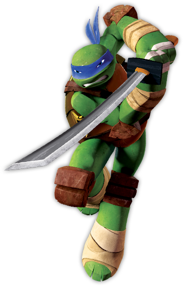 TMNT Leonardo charge Blank Meme Template