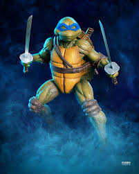 TMNT Leonardo katanas drawn Blank Meme Template