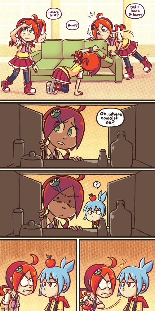 this is a template for some reason | image tagged in ringo finding apple | made w/ Imgflip meme maker