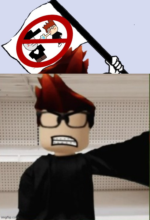 MC with the No MC x SilverBurn flag | image tagged in mc with the no mc x silverburn flag | made w/ Imgflip meme maker