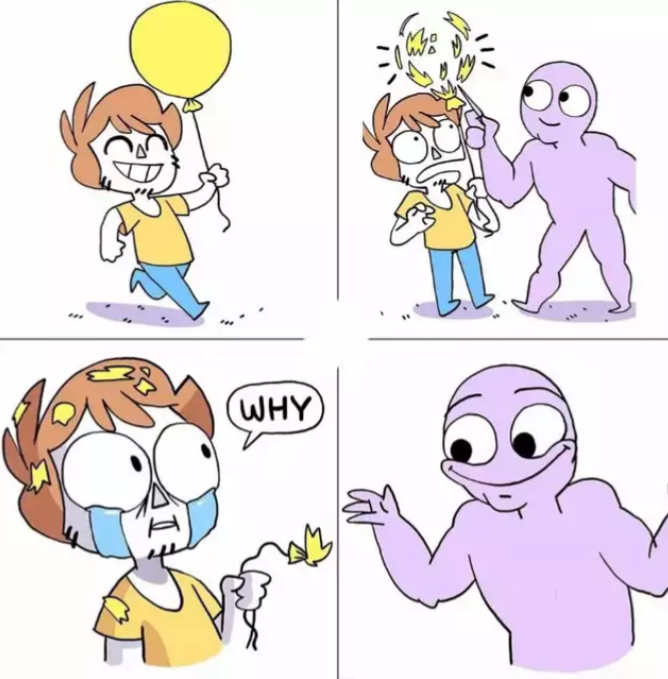 Owlturd life pops balloon Blank Meme Template