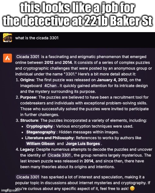 this looks like a job for the detective at 221b Baker St | made w/ Imgflip meme maker