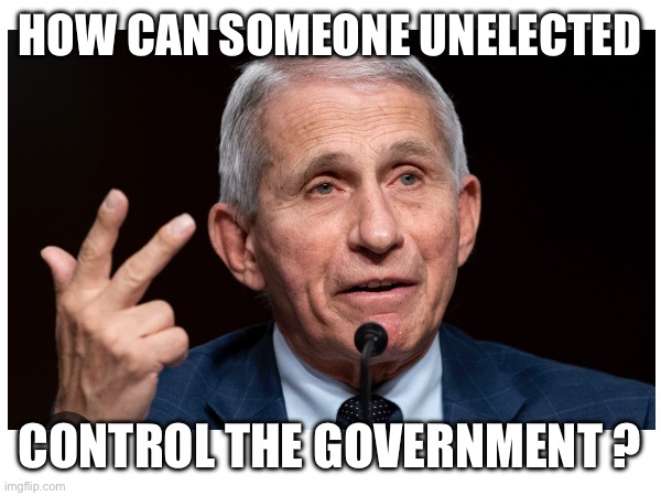 HOW CAN SOMEONE UNELECTED; CONTROL THE GOVERNMENT ? | made w/ Imgflip meme maker