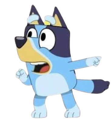 Bluey Heeler Blank Meme Template