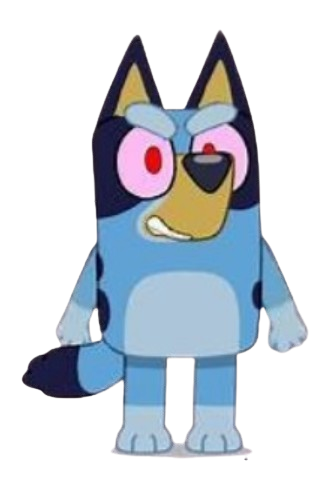 Bluey Heeler Blank Meme Template