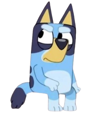 Bluey Heeler Blank Meme Template