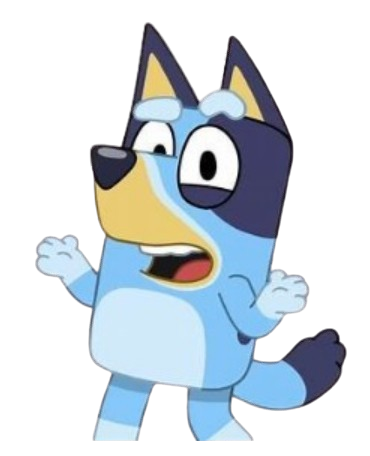 Bluey Heeler Blank Meme Template