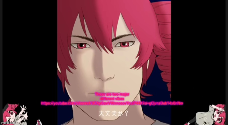 Kasane_teto template | These are two major different vibes https://youtube.com/channel/UCApGaviVWnnosovYcuiP44A?si=gCjvnzGab14x8nNw | image tagged in kasane_teto template | made w/ Imgflip meme maker
