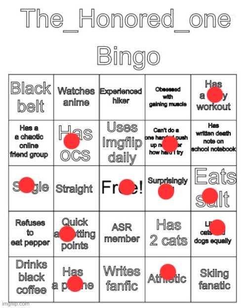 w h a t ? | image tagged in the_honored_one bingo | made w/ Imgflip meme maker
