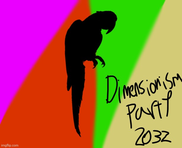 vote us 2032 | image tagged in 2032 dimensionist party emblem | made w/ Imgflip meme maker